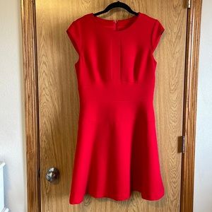 Tahari Arthur S Levine Red Dress